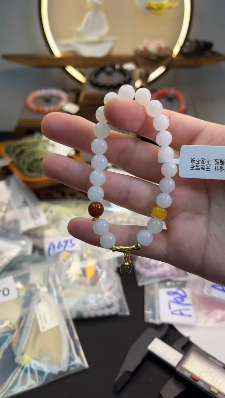 未镶嵌手链和田玉货号101