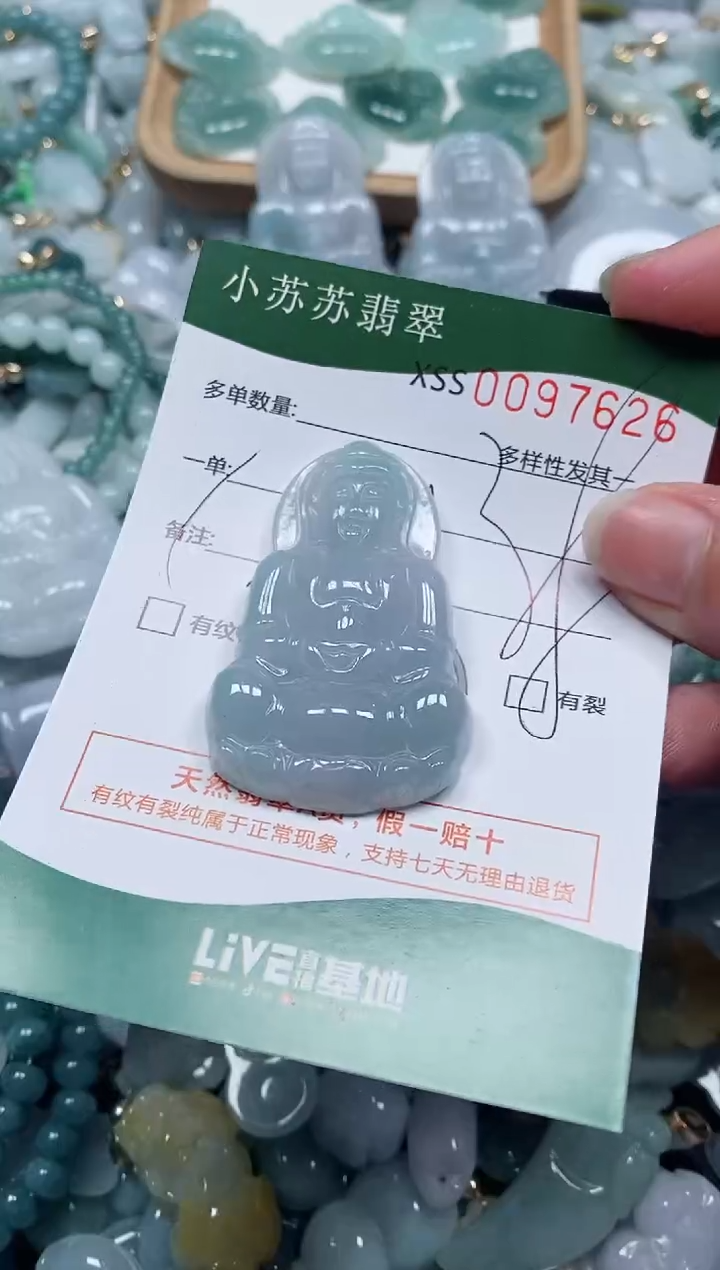 【闪购商品】翡翠颈饰未镶嵌闪购商品0097626