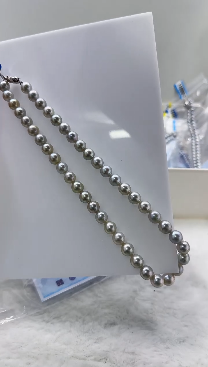 【闪购商品】海水珍珠DA银S925镶嵌t512 灰珠9