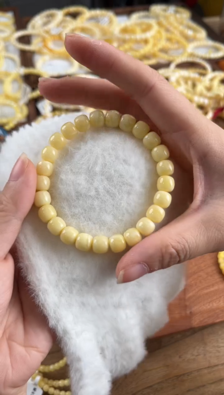 【闪购商品】蜜蜡裸石未镶嵌蜜蜡手串没品控