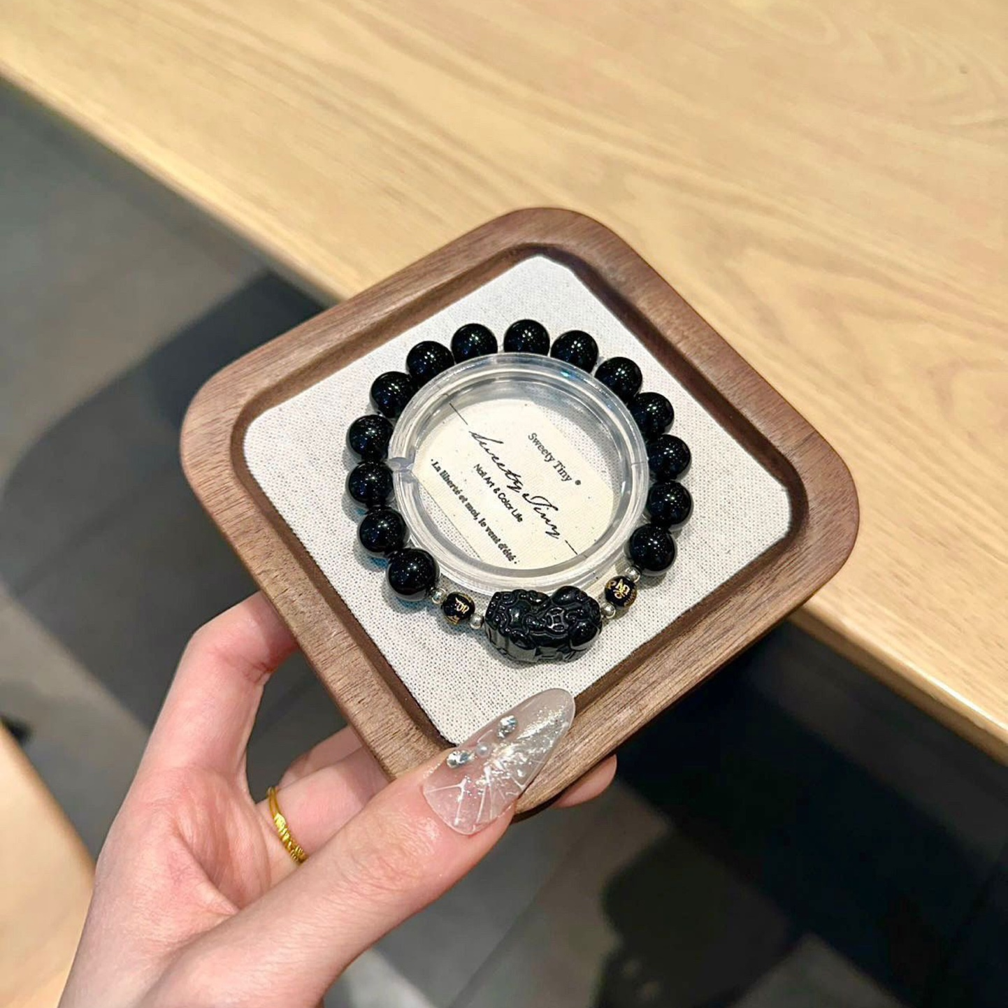 「来财·黑貔貅」主题手串 增强信心，提升财运