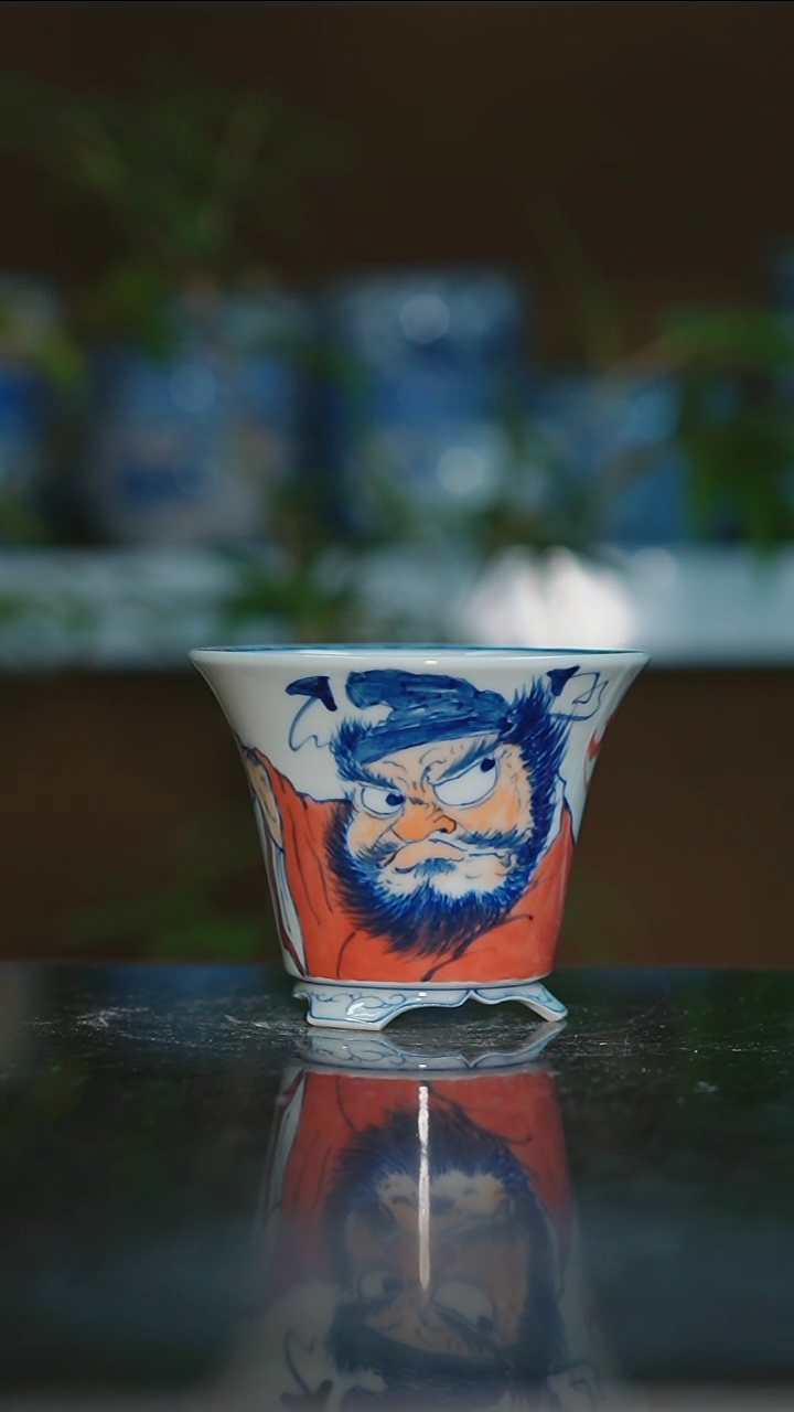 【闪购商品】手绘陶瓷内口8.3高7.3深