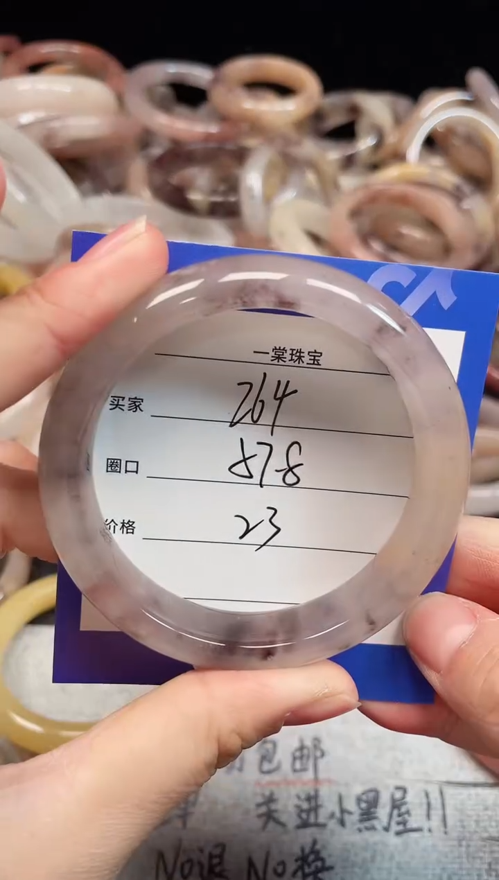 未镶嵌手镯石英质玉264