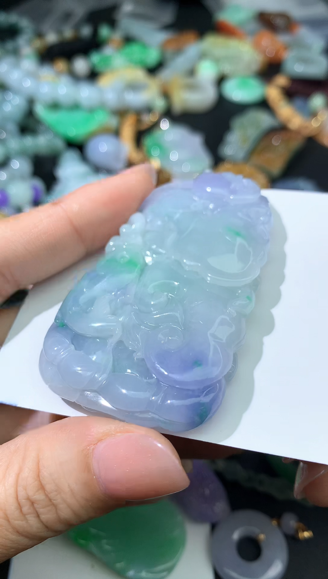 颈饰未镶嵌翡翠吊坠