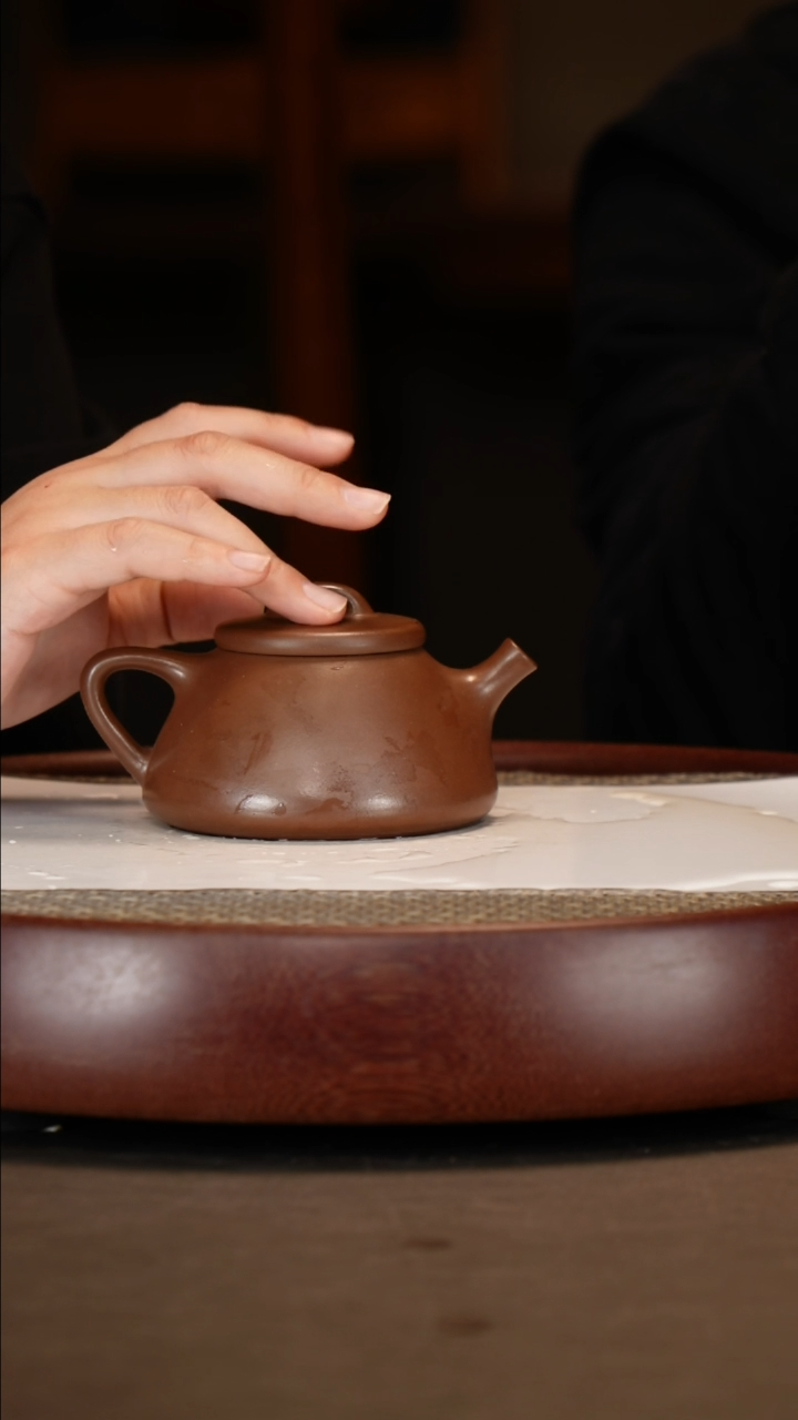 【闪购商品】紫砂茶壶天青心舟石瓢