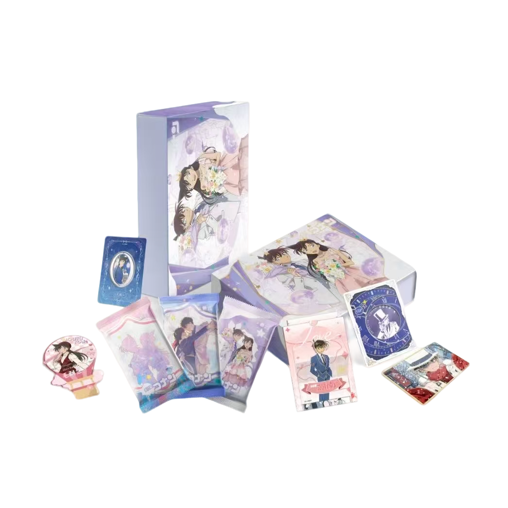 【大胃王】「新一卡社」名侦探柯南-世纪的告白 盲盒拆卡收藏卡牌