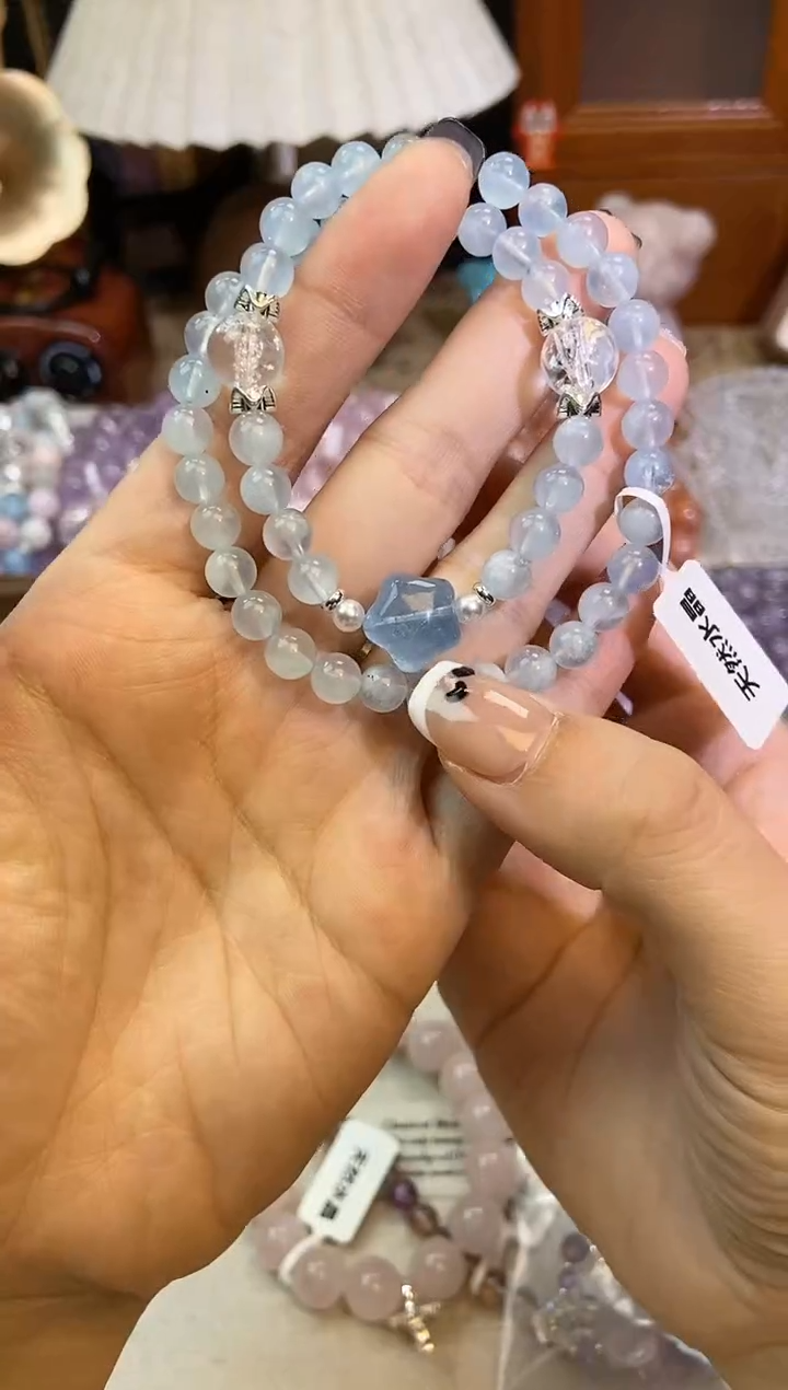 【闪购商品】海蓝宝石手链未镶嵌331手串