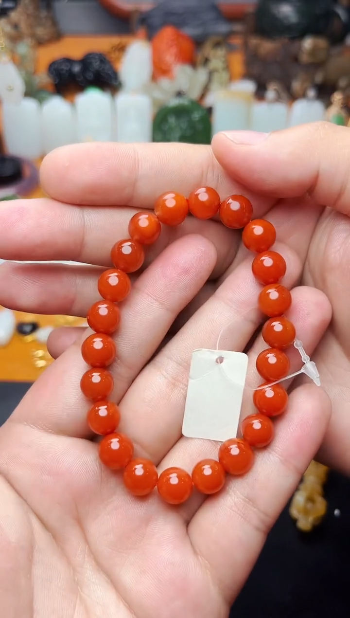 【闪购商品】南红玛瑙手串未镶嵌手串01
