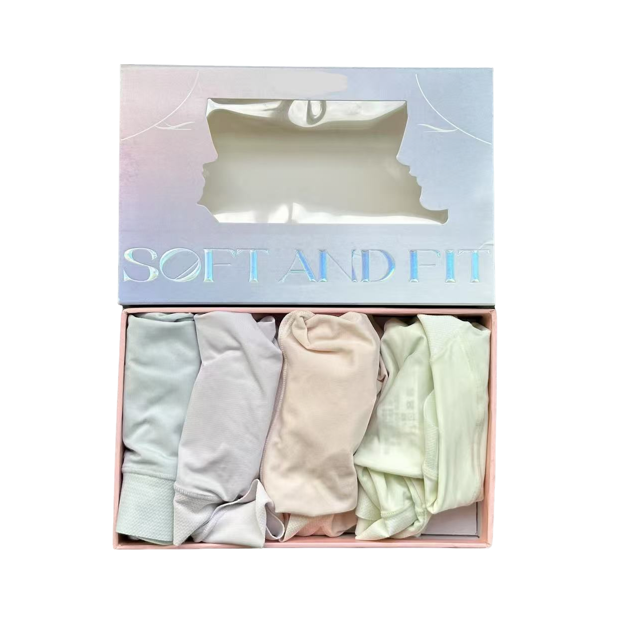 渐变彩盒装女士内裤qm