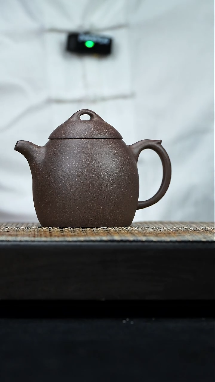 茶壶紫砂秦权 老段泥 220cc 13