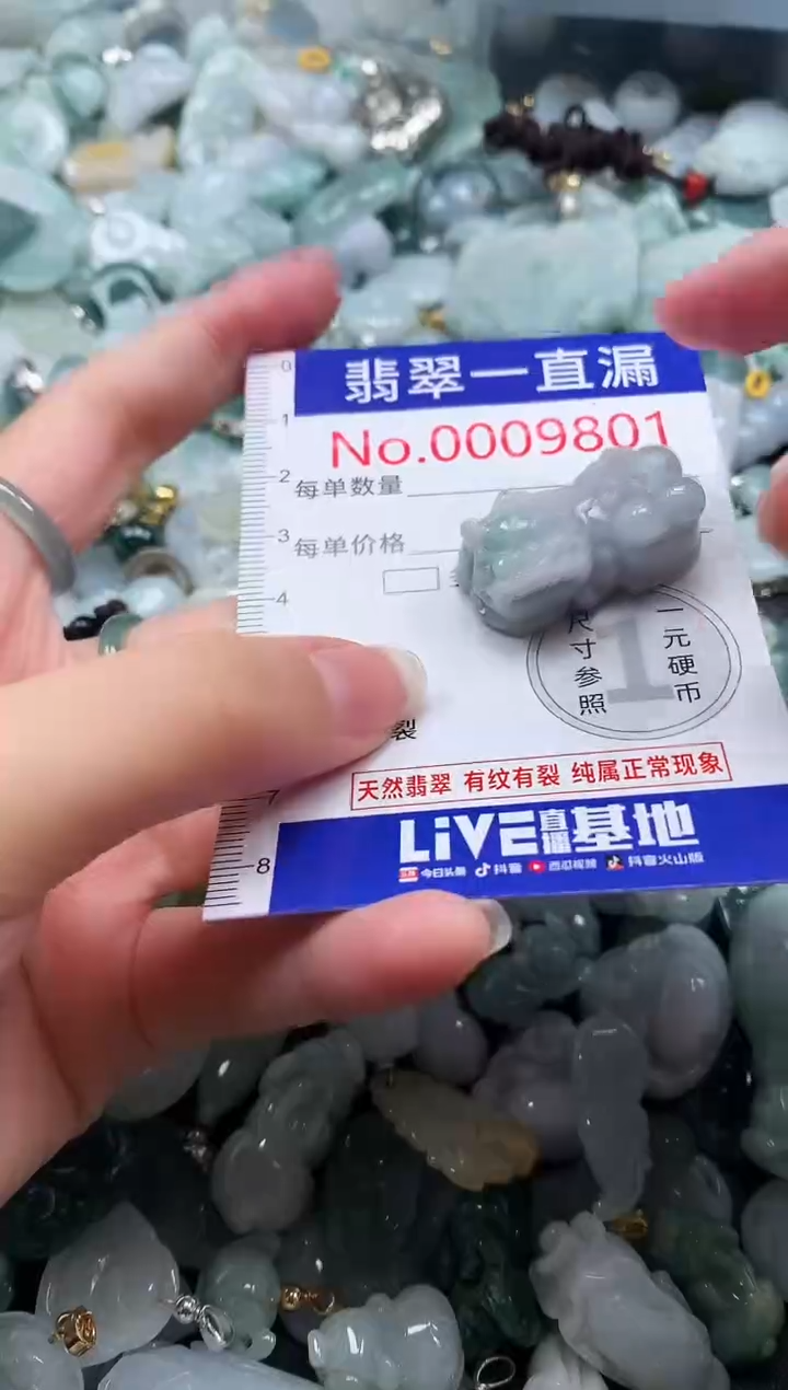 【闪购商品】翡翠吊坠(不含链)未镶嵌9801