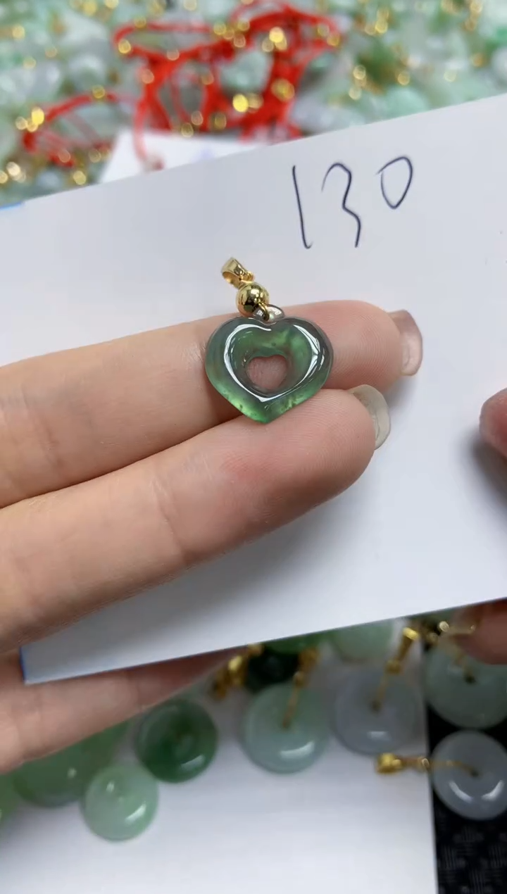 【闪购商品】翡翠颈饰合金  天然A货翡翠