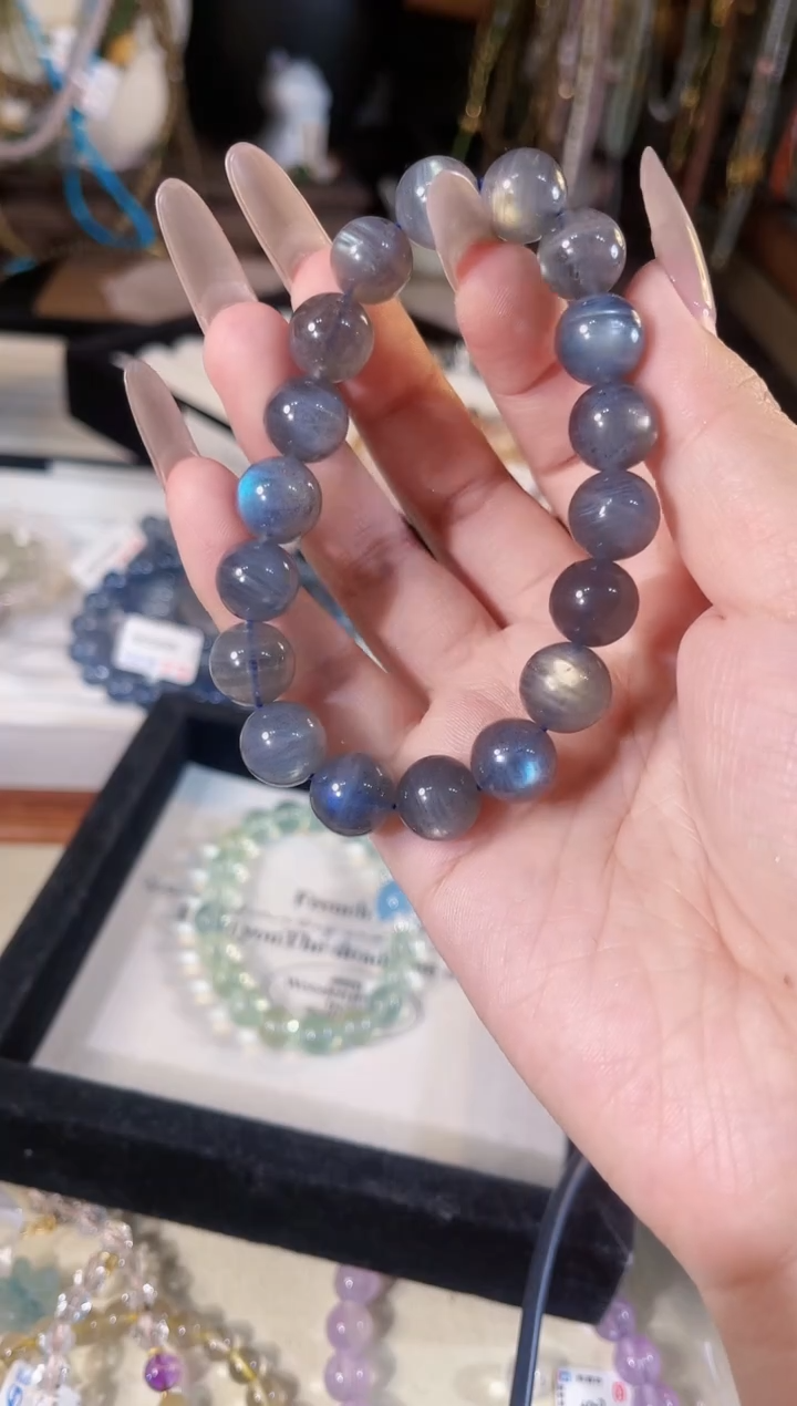 【闪购商品】拉长石手链未镶嵌多样性发货其一