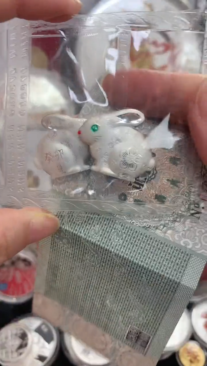 纯银小兔子15克*4打包