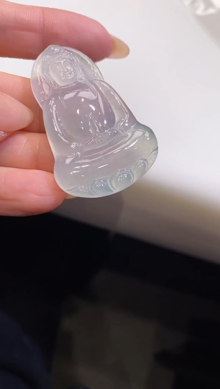 吊坠(不含链)未镶嵌翡翠观音