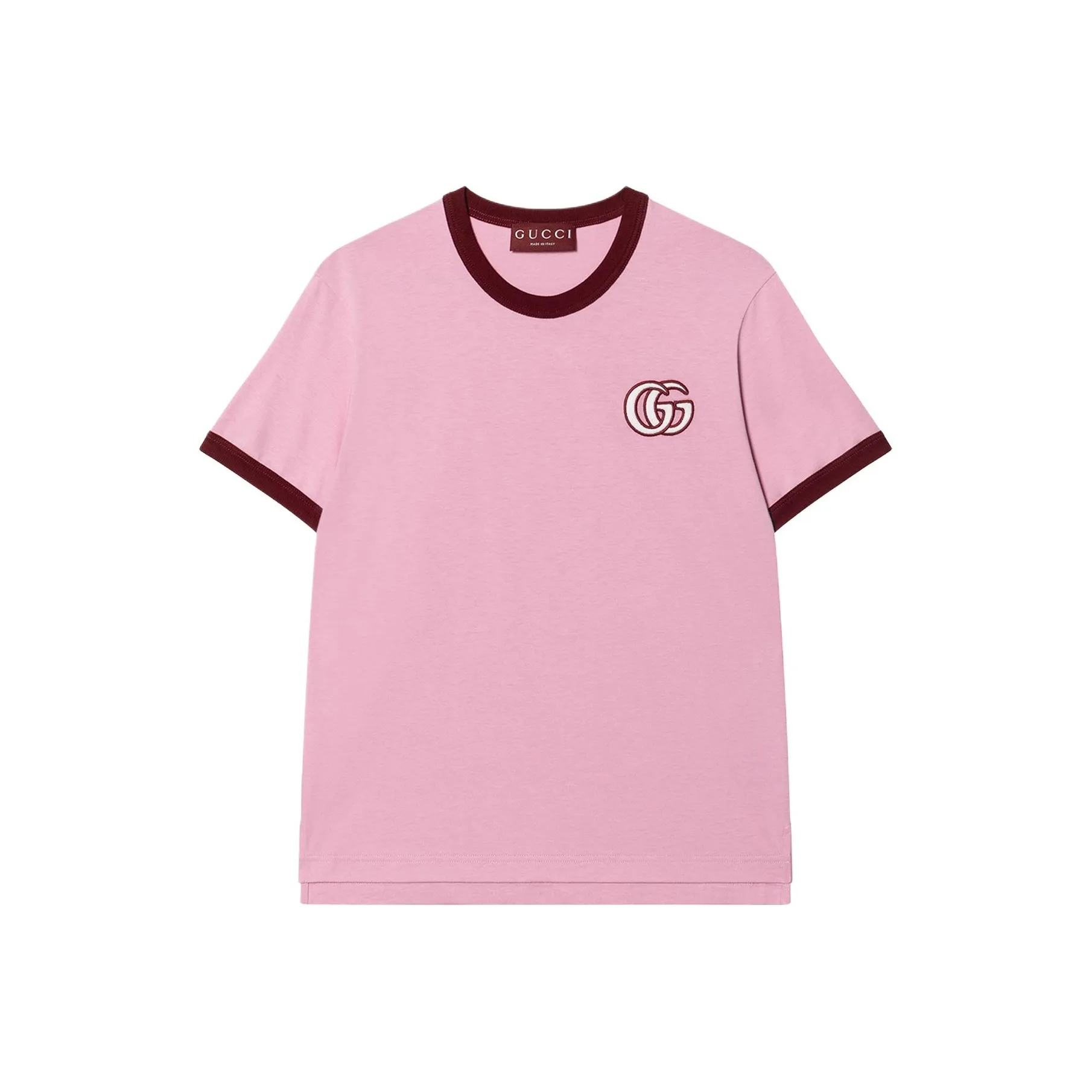 未使用 GUCCI/古驰 SS25字母印花平纹针织圆领T恤 女款 XY