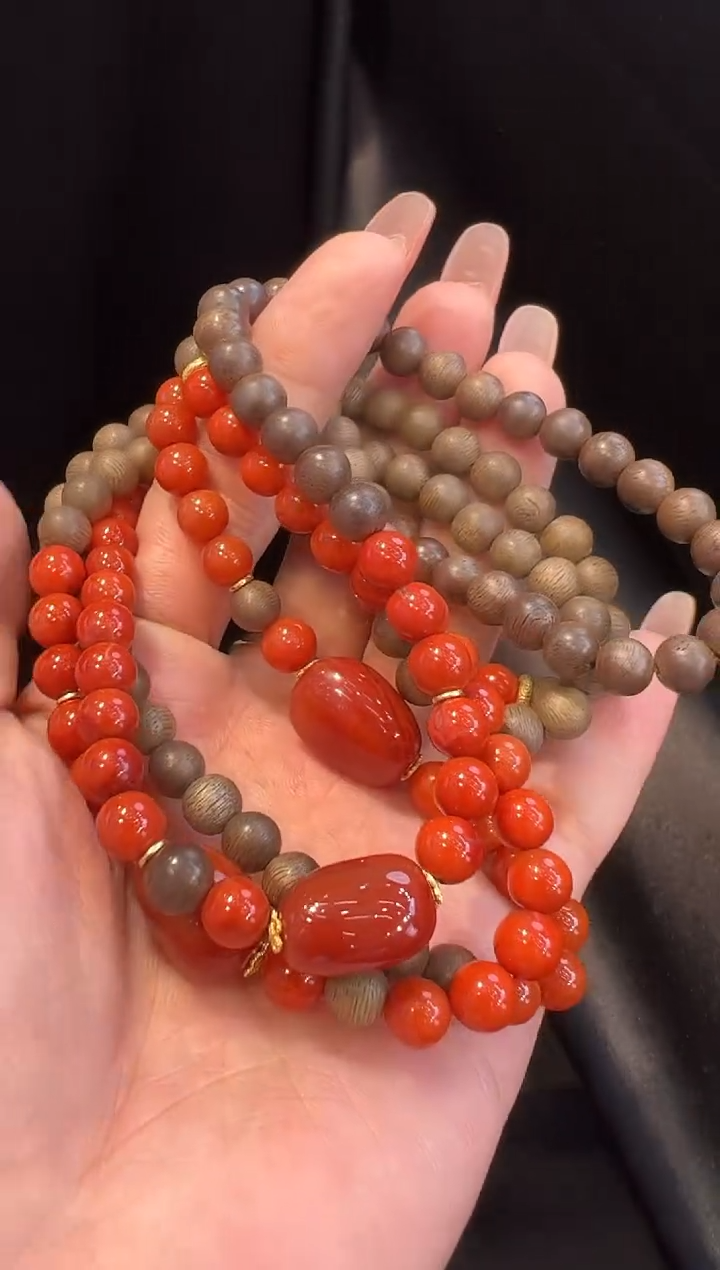 未镶嵌手链南红玛瑙手串多样性发一条