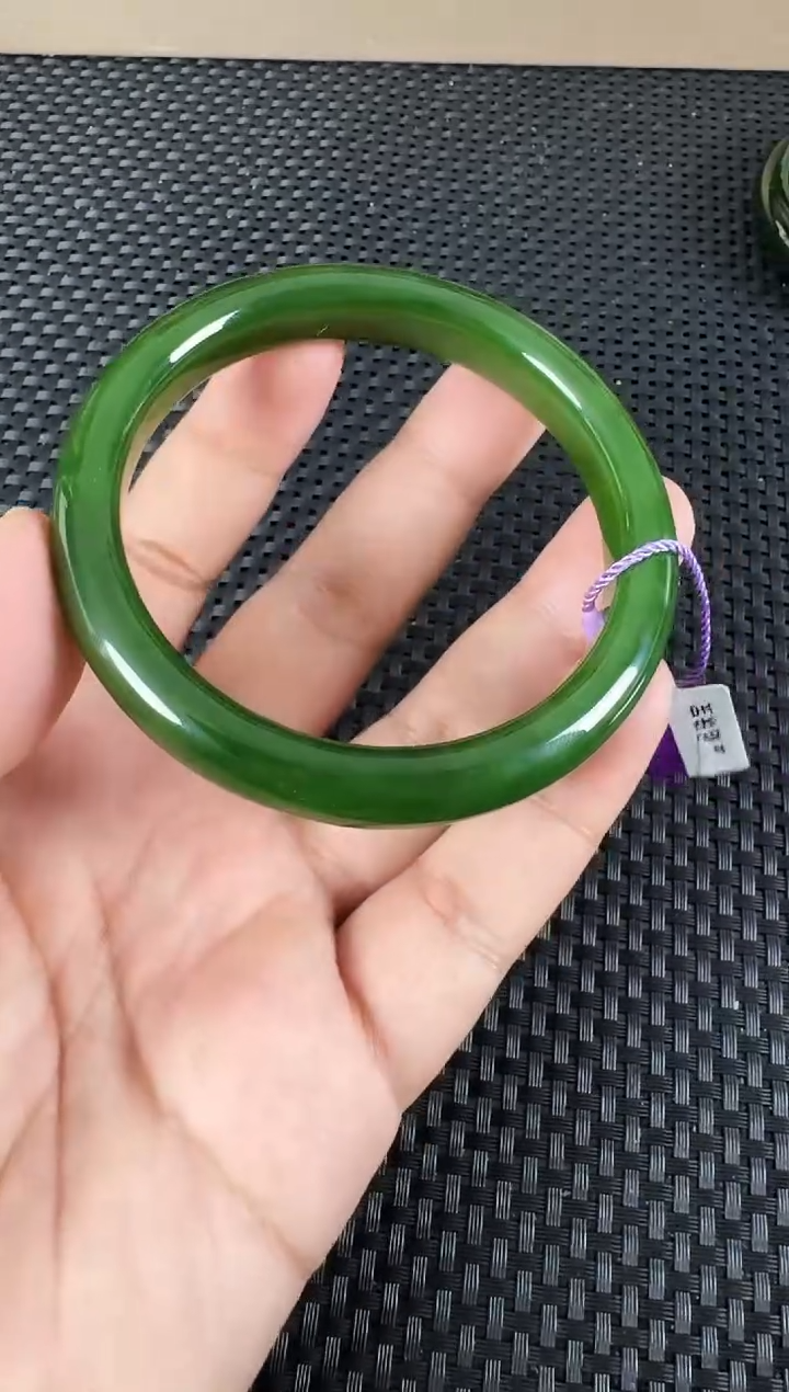 【闪购商品】和田玉（碧玉）手镯未镶嵌约63mm