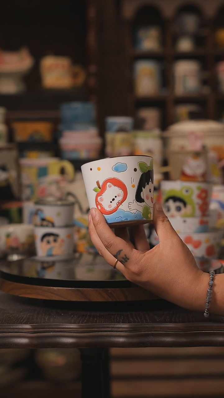 摆件景德镇釉下彩绘设计师款式陶瓷