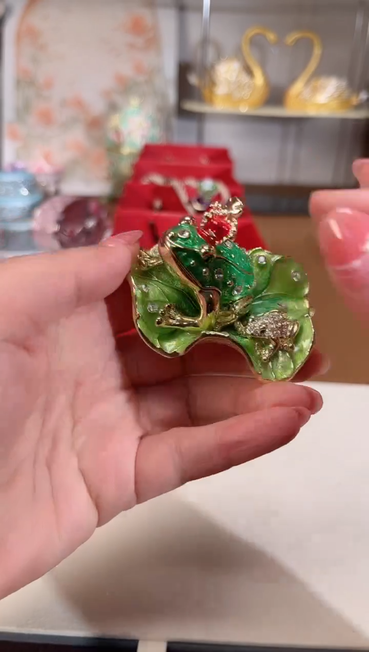 【闪购商品】易尚宝珐琅彩首饰盒