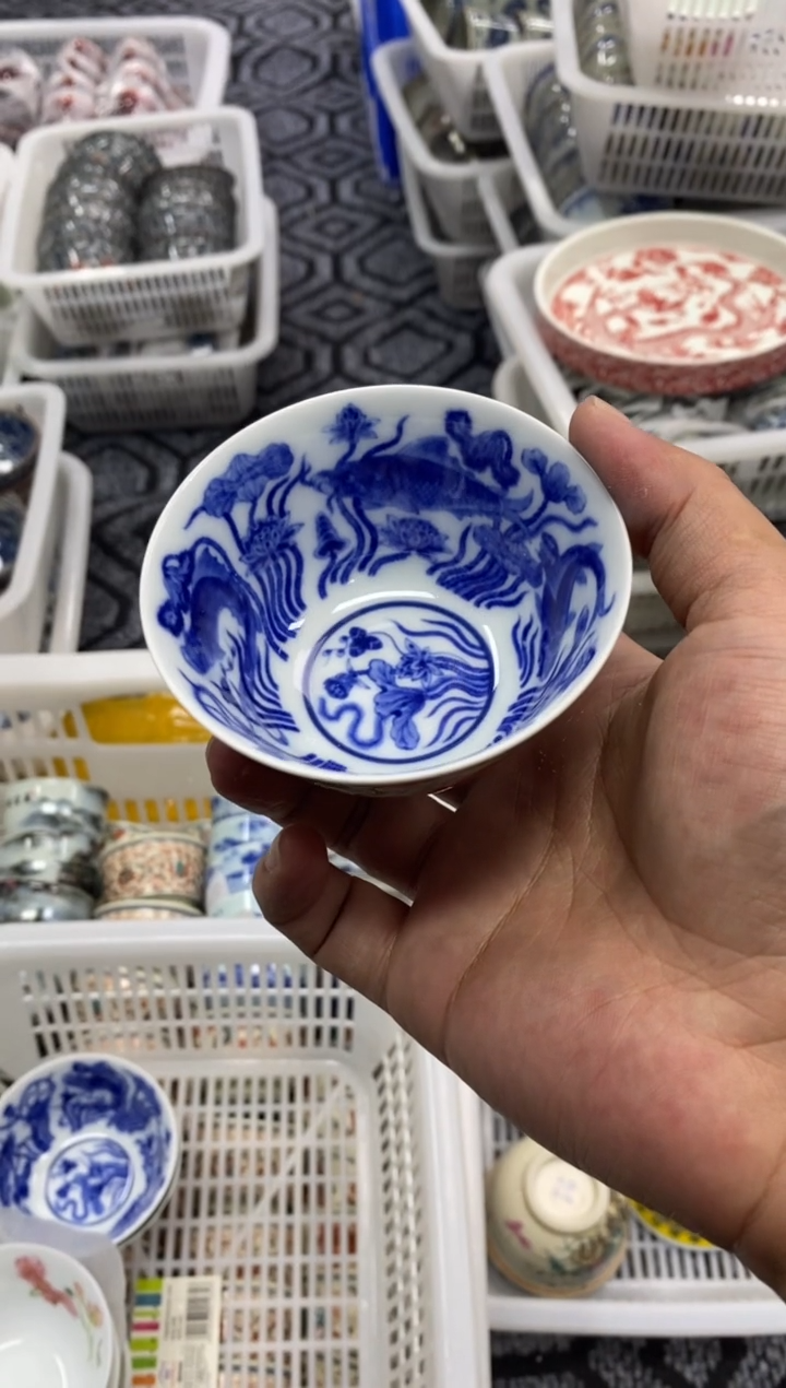 陶瓷景德陶瓷茶具容量约80