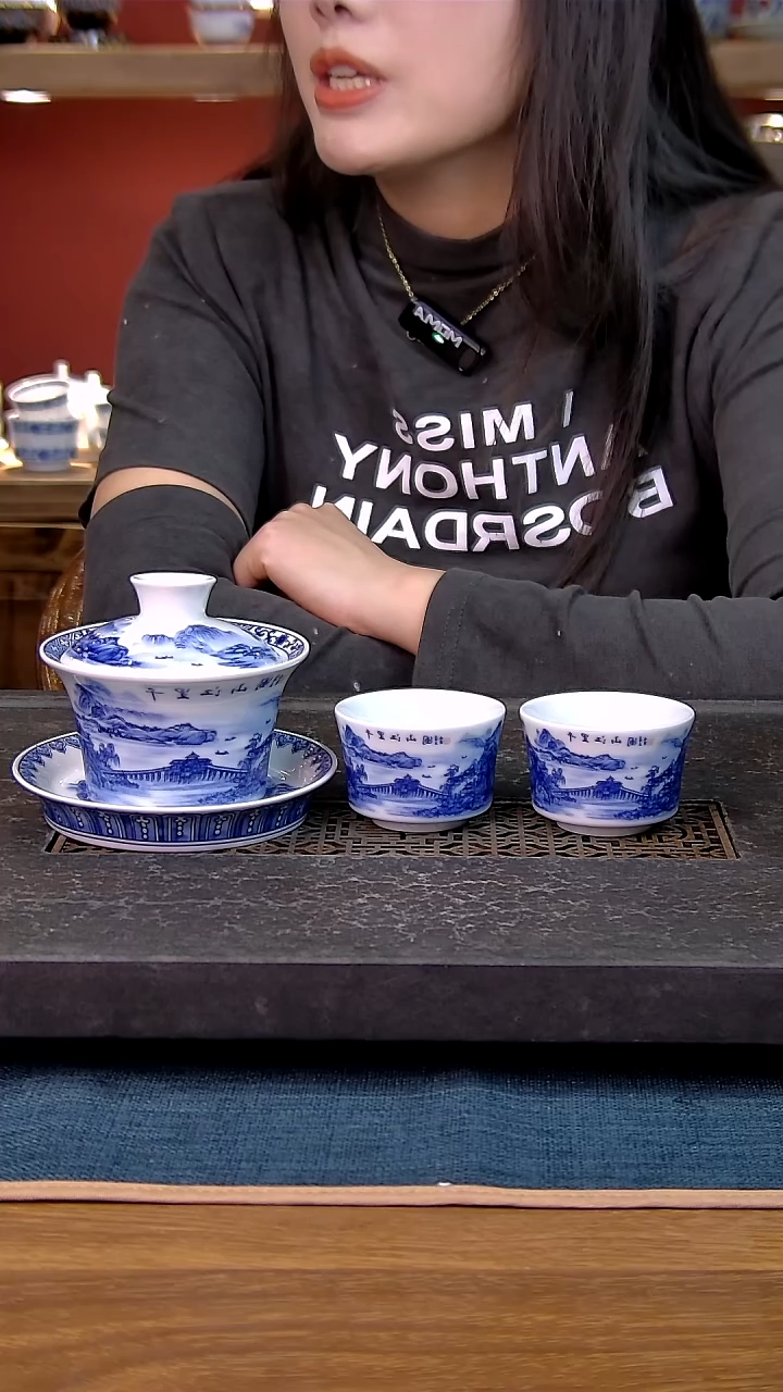 简装家用款3件套 白瓷陶瓷茶具