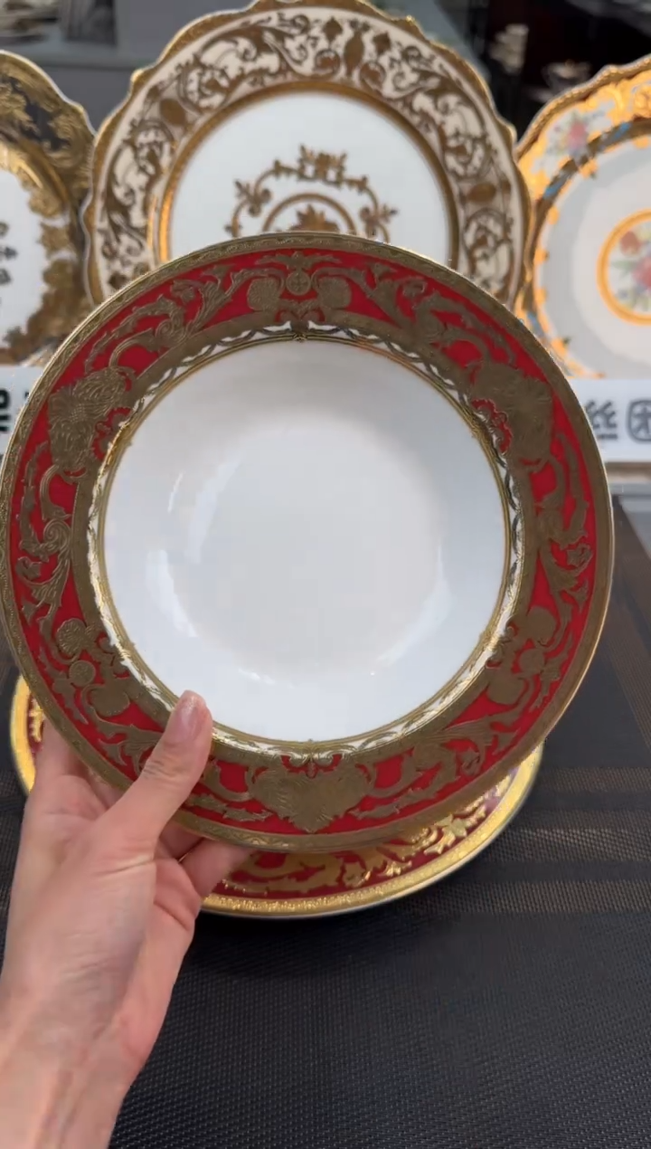 【闪购商品】瓷片8.5寸草帽盘1个  福利价  福利价