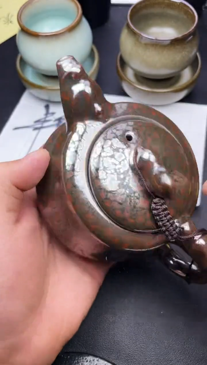 【闪购商品】茶盏89叶紫建盏叶紫