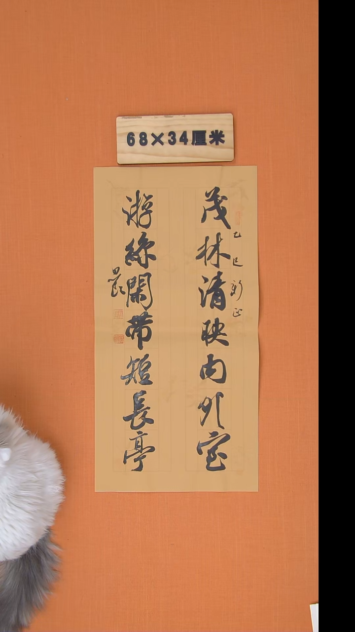 书法路思良老师精美作品68*34