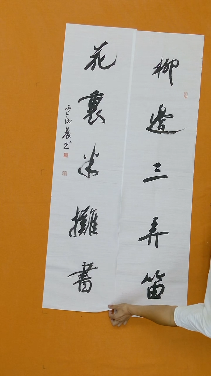 书法卢御晨138*68 湖北  十二届届展
