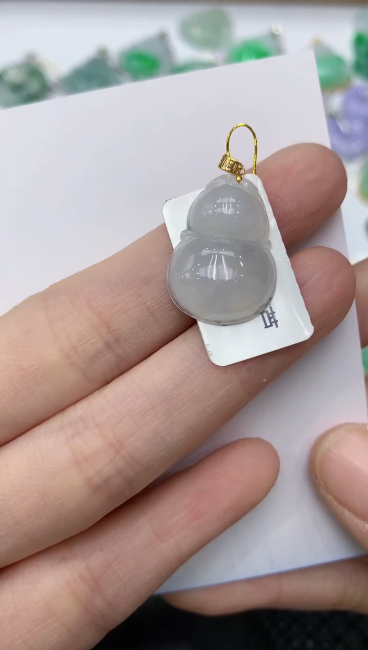 【闪购商品】翡翠颈饰18K金镶嵌11111111