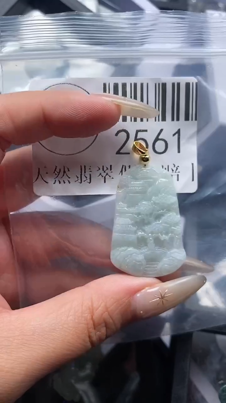 颈饰未镶嵌翡翠2561