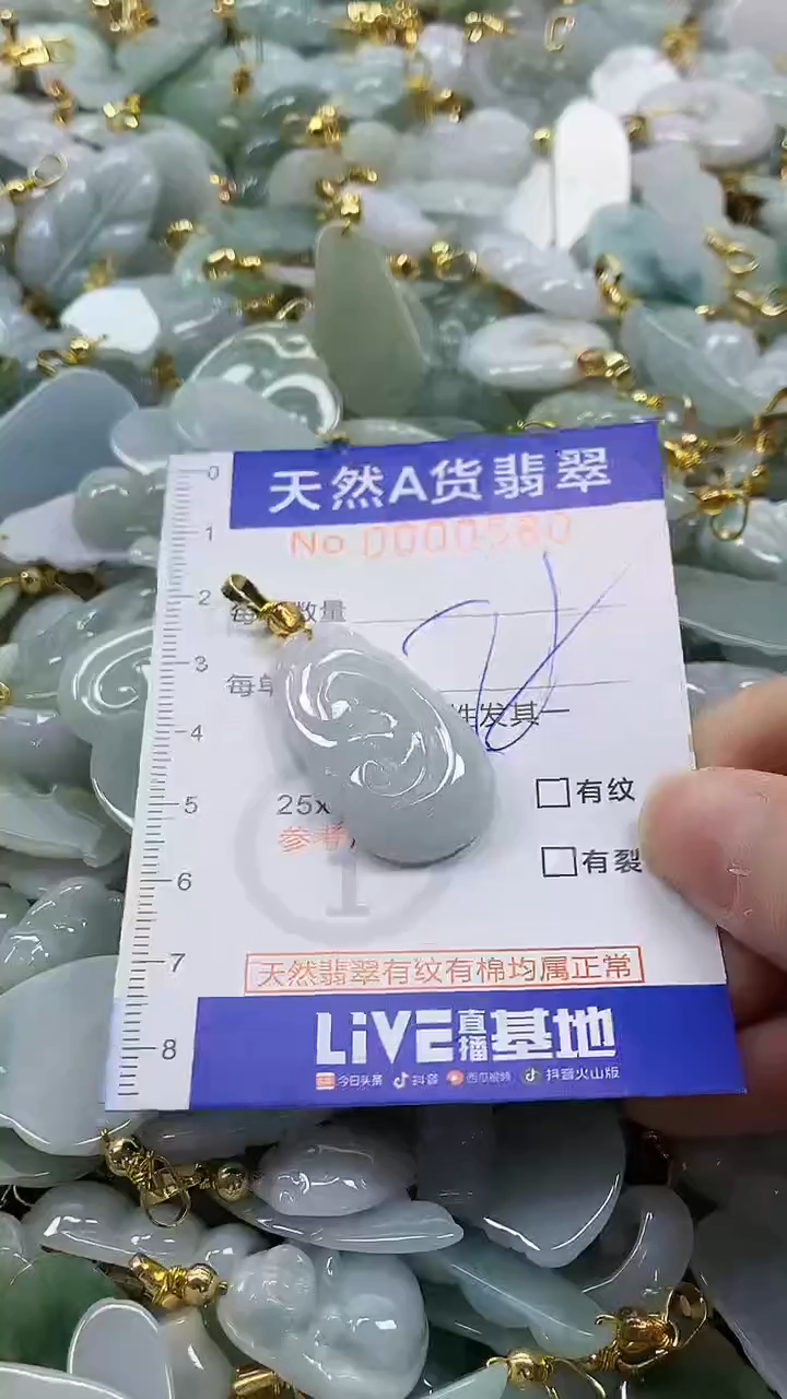 颈饰未镶嵌翡翠纯天然a货翡翠