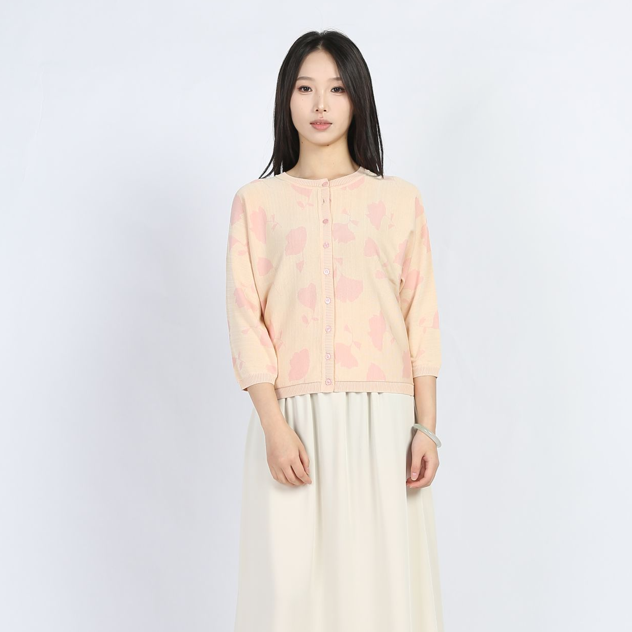 Anlom/娅奴【商场同款】秋季新款通勤宽松型显瘦优雅新中式女短外套