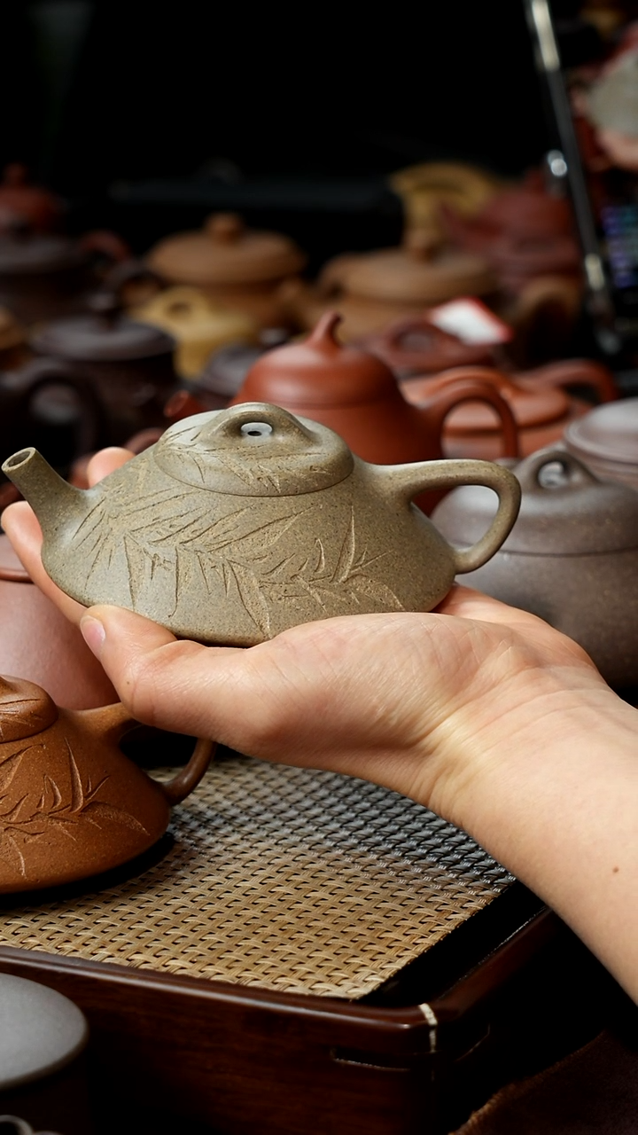 【闪购商品】紫砂茶壶合瓢青竹子6666666