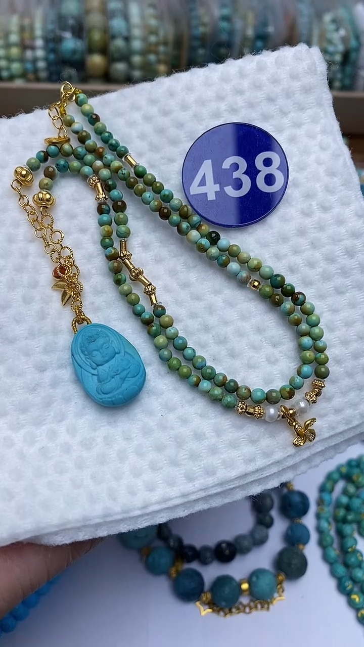 【闪购商品】绿松石项链未镶嵌438