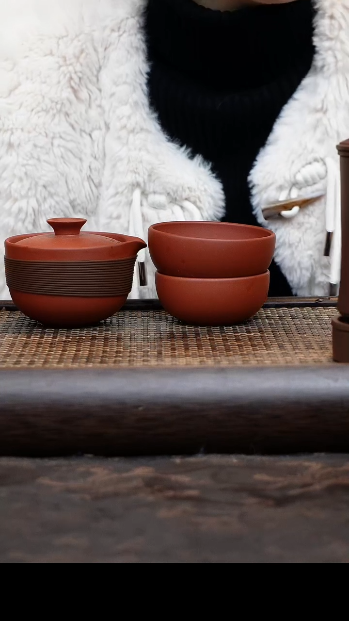 【闪购商品】紫砂茶杯旅行装杯子