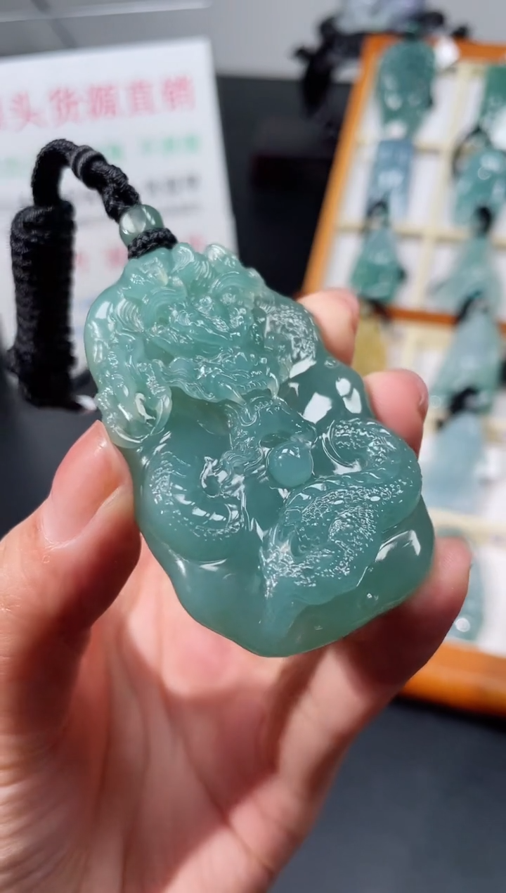 颈饰未镶嵌翡翠玉***药龙