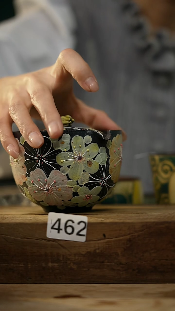 【闪购商品】瓷片设计师手作款 / 花满溪系列 宝瓶