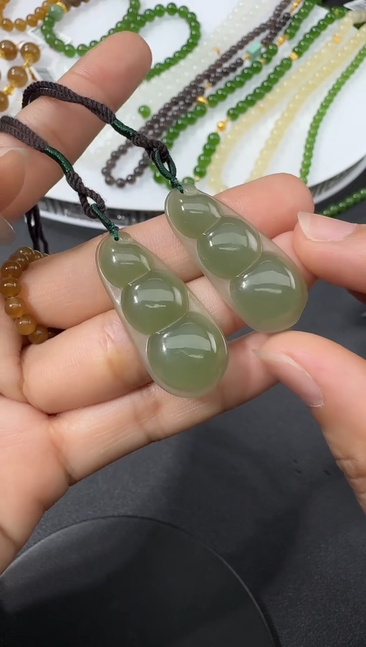 和田玉未镶嵌吊坠H0327-S564-105/多样性一件