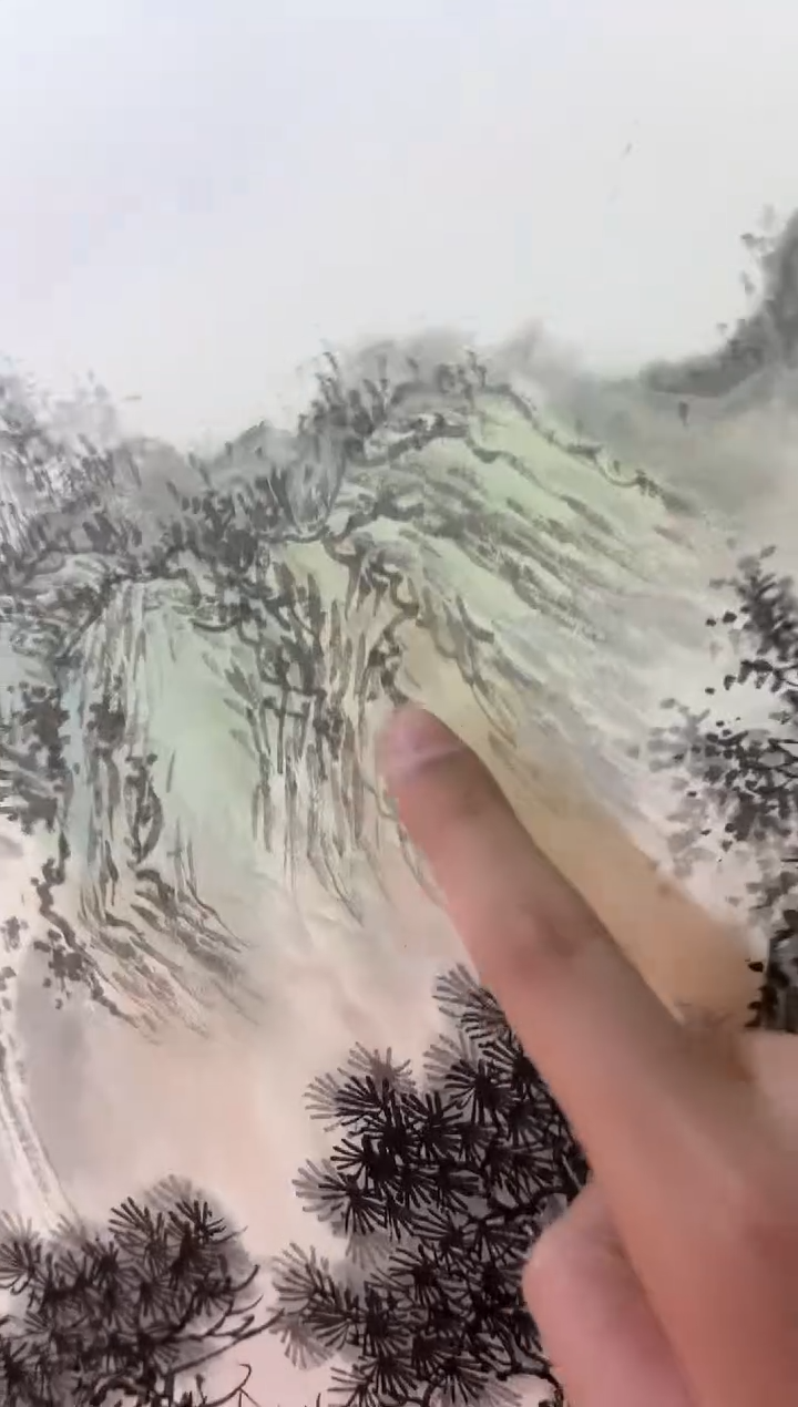 【闪购商品】国画周建真老师亲笔绘画作品2-70