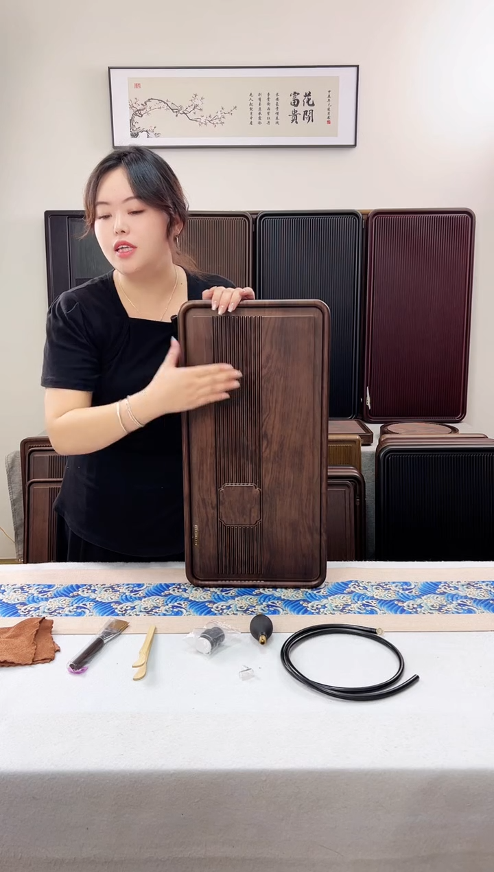八角纳福茶盘60*30*4