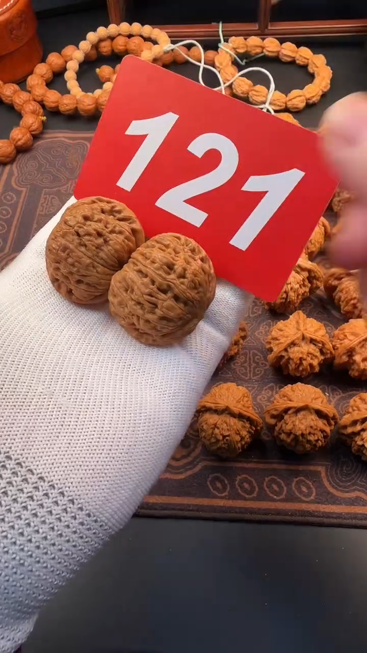 把件文玩核桃38平底锅