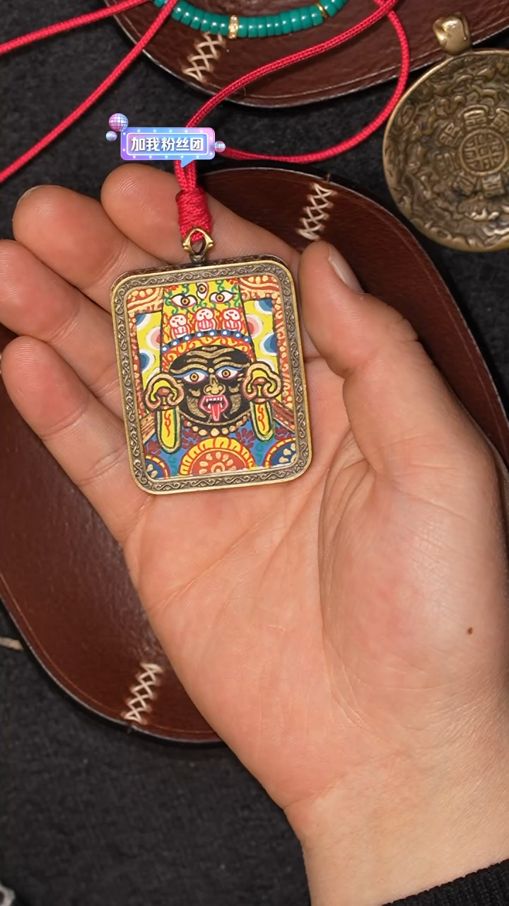 【闪购商品】吊坠冲赛康胡子哥，藏传唐卡128