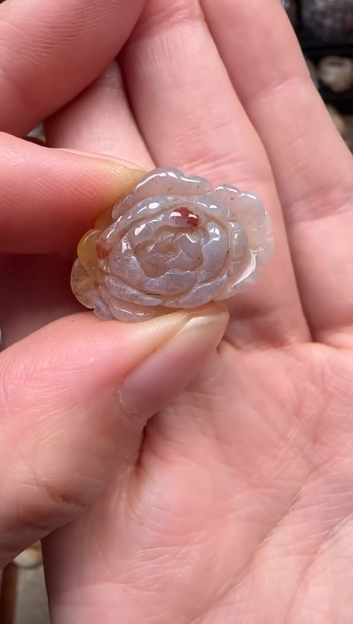 颈饰未镶嵌硅化珊瑚（珊瑚玉）154