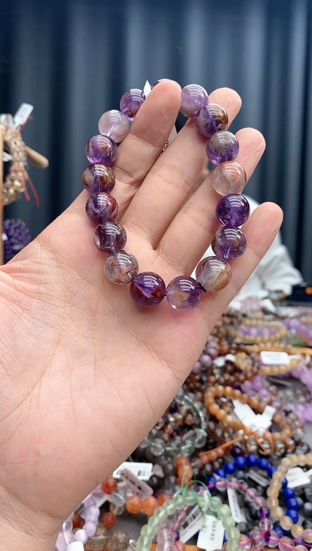 【闪购商品】水晶手链未镶嵌紫幽灵