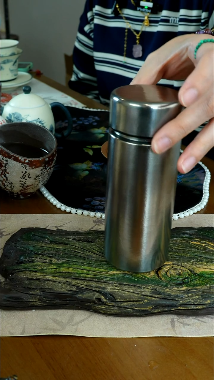 陶茶瓷物语钛钢保温杯