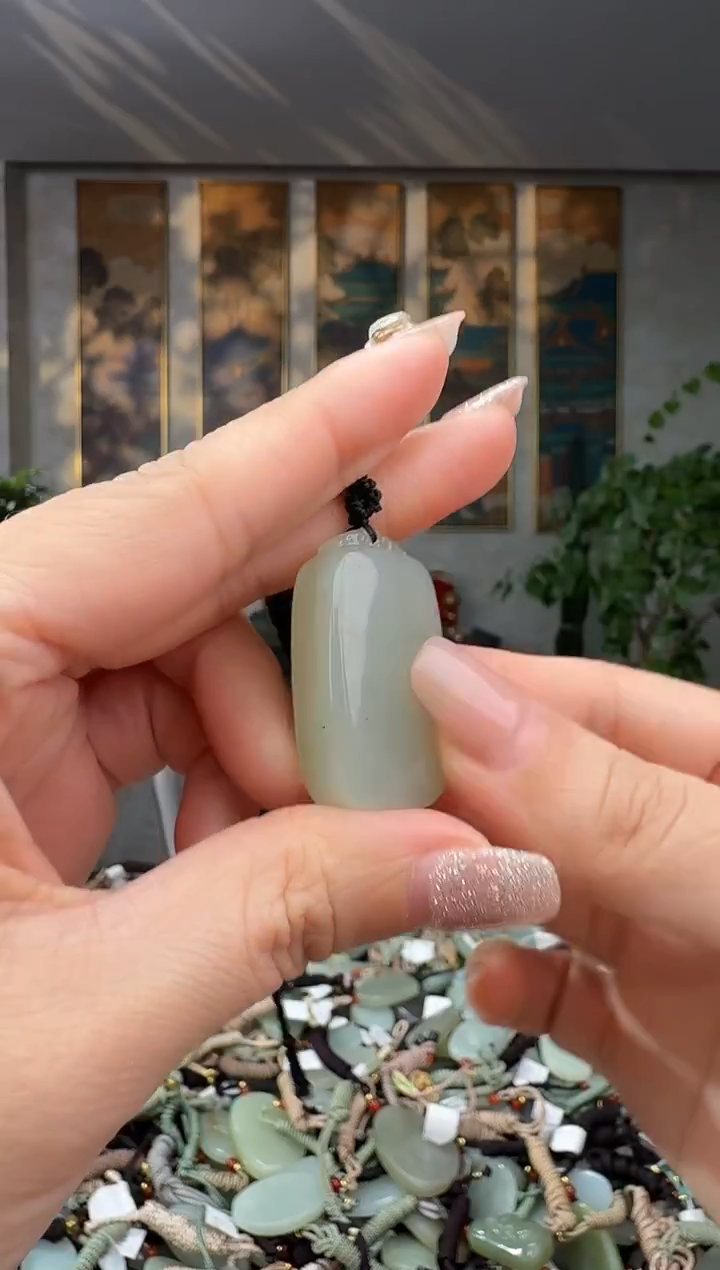 颈饰未镶嵌和田玉拍一发一多样性发货