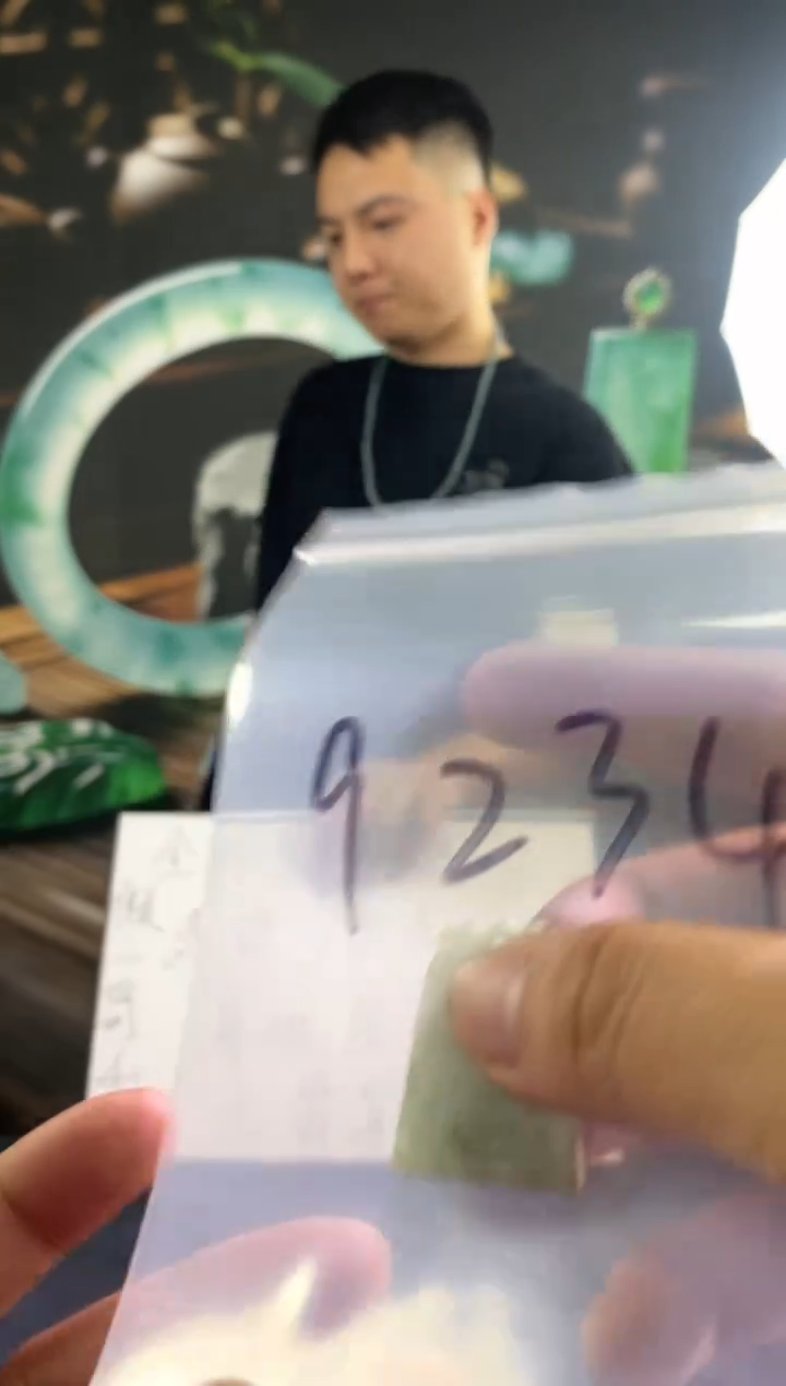 翡翠未镶嵌颈饰（天然A货翡翠没有百分百完美的）9234