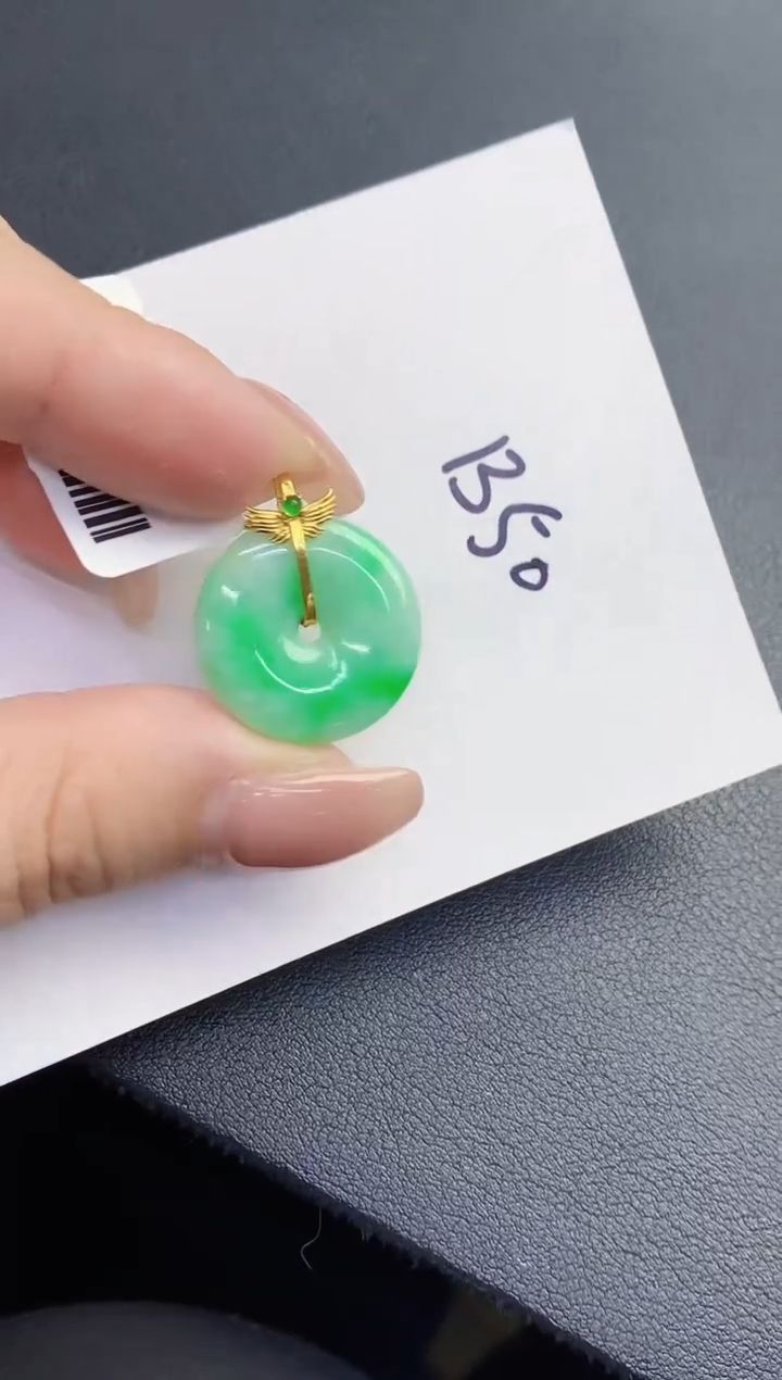 【闪购商品】翡翠18K金镶嵌颈饰0000000000